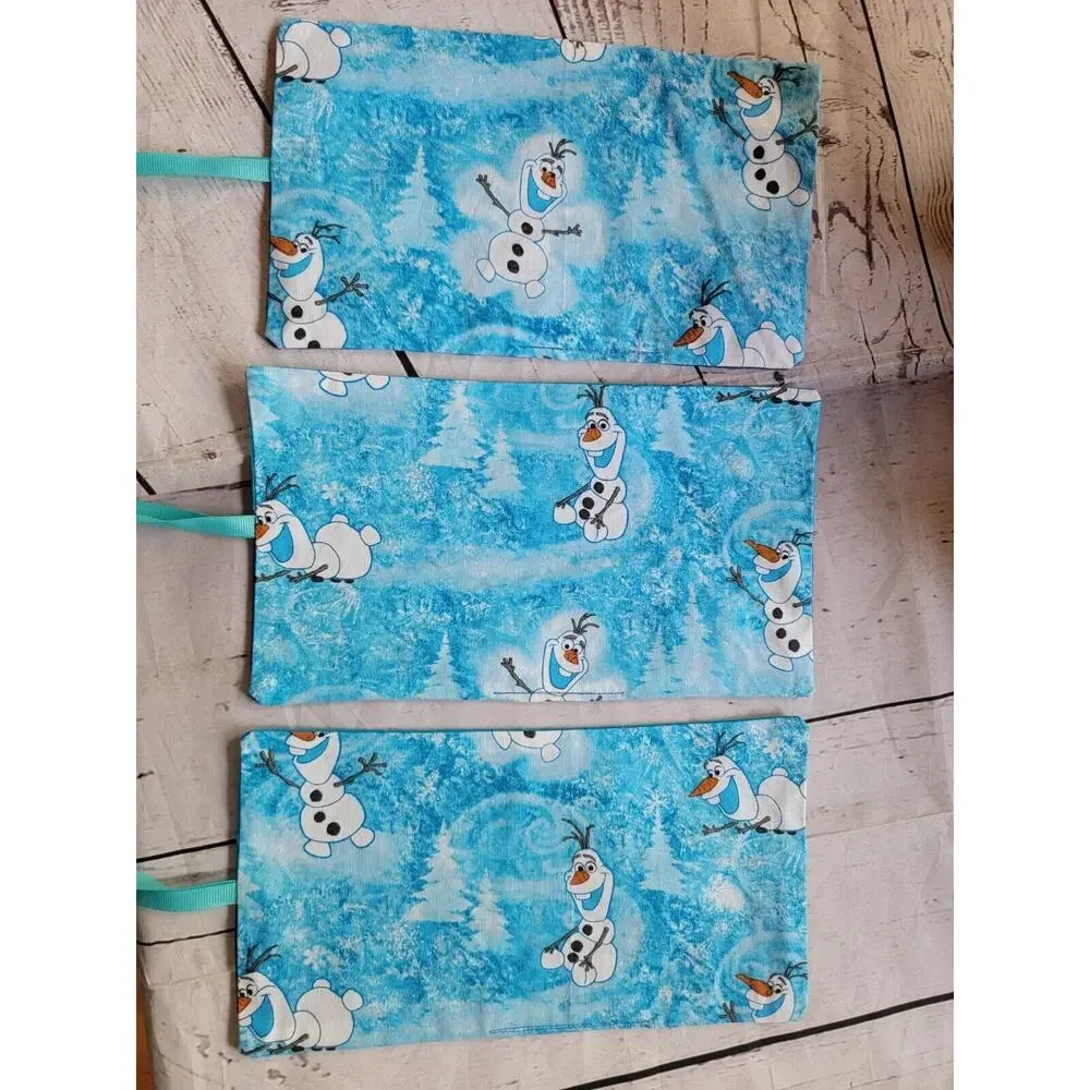 Olaf Crayon Holder Wallet 10 Crayons Handmade